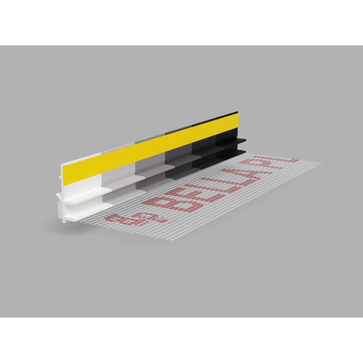 BELLA PLAST deformacinis PVC profilis su tinkleliu BP13 9/6 BELLA PLAST deformacinis PVC profilis su tinkleliu BP13 9/6