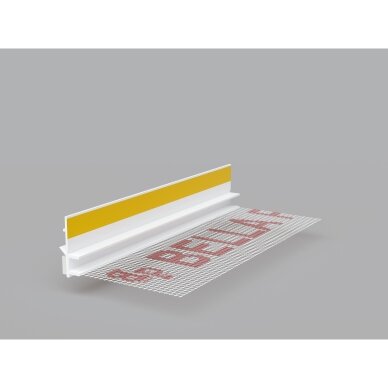 BELLA PLAST deformacinis PVC profilis su tinkleliu BP13 9/6 1