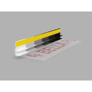 BELLA PLAST deformacinis PVC profilis su tinkleliu BP13 9/6 BELLA PLAST deformacinis PVC profilis su tinkleliu BP13 9/6