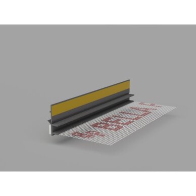 BELLA PLAST deformacinis PVC profilis su tinkleliu BP13 9/6 6