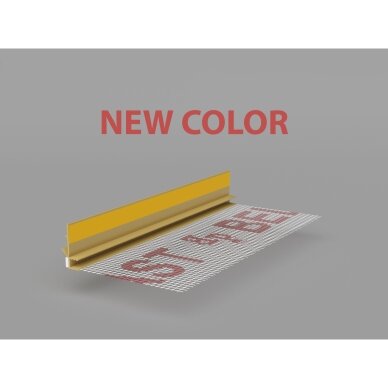 BELLA PLAST deformacinis PVC profilis su tinkleliu BP13 MINI U KOLOR 6/3 5