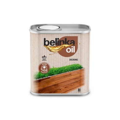 Alyva medinėms terasoms Belinka OIL DECKING - Spalva 201 0,75L 1 Alyva medinėms terasoms Belinka OIL DECKING - Spalva 201 0,75L 1