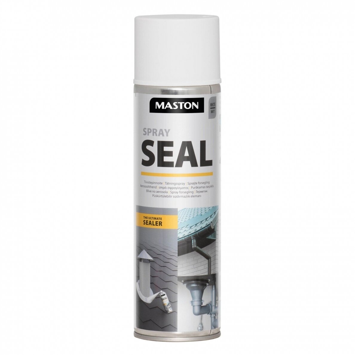 Aerozoliniai izoliuojantys dažai MASTON SPRAY SEAL, Balta, RAL9003 Aerozoliniai izoliuojantys dažai MASTON SPRAY SEAL, Balta, RAL9003
