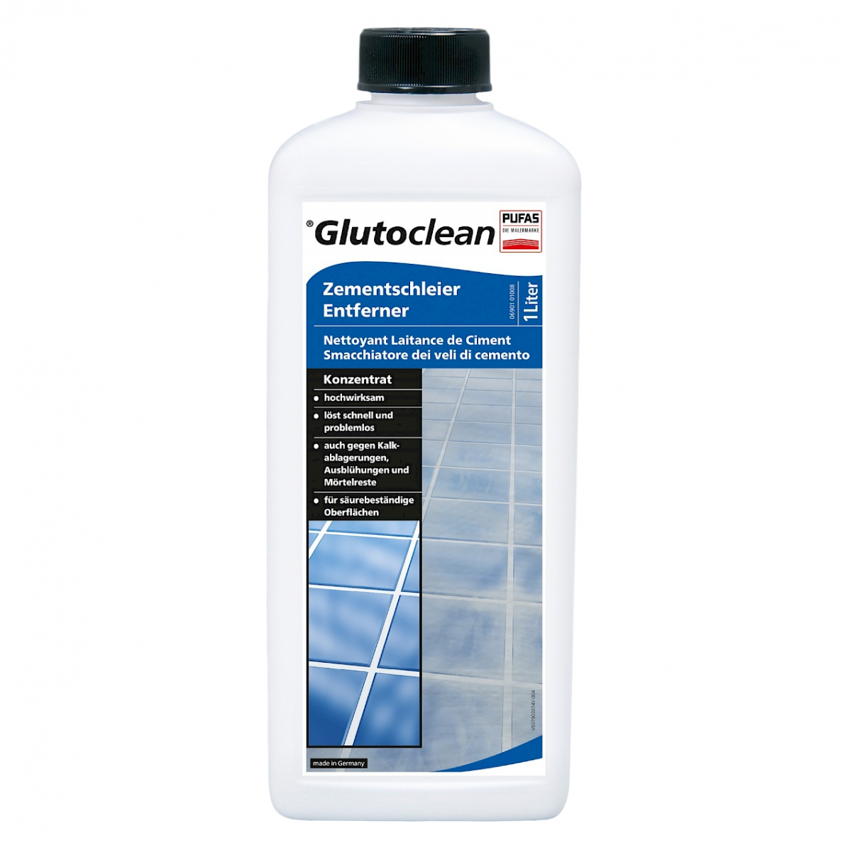 Cemento apnašų valiklis GLUTOCLEAN Cemento apnašų valiklis GLUTOCLEAN