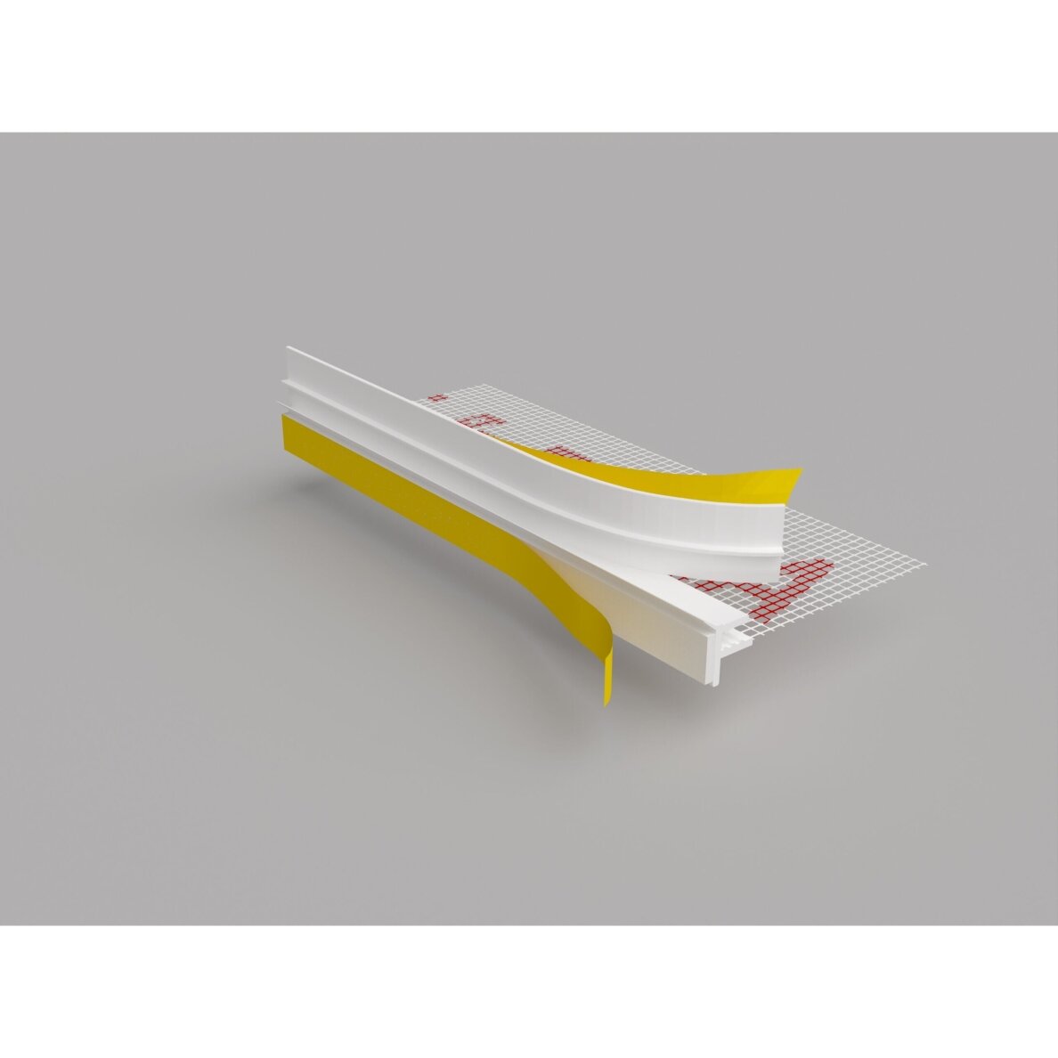 BELLA PLAST deformacinis PVC profilis su tinkleliu BP13 MINI BU 6/3 3