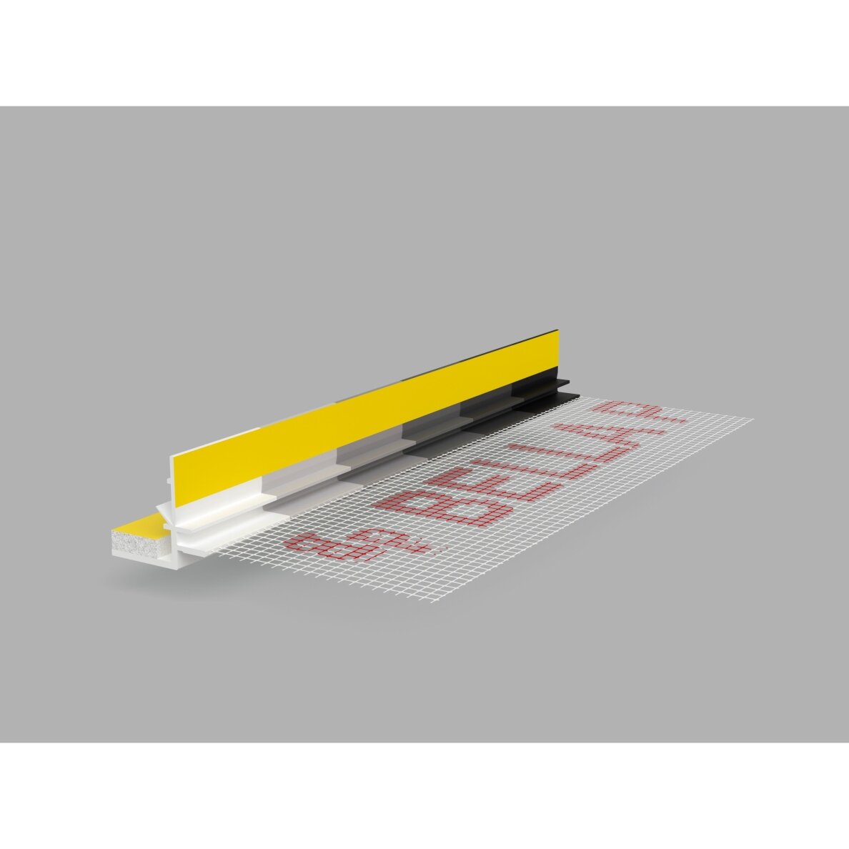 BELLA PLAST deformacinis PVC profilis su tinkleliu BP13 R 1