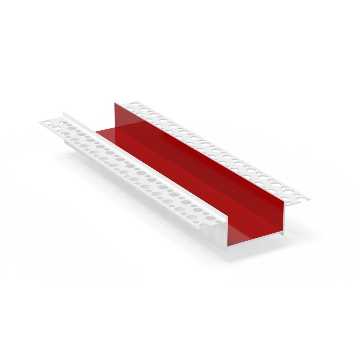BELLA PLAST profilis PVC dekoratyvinių griovelių formavimui be tinklelio BP11 H5 R 1