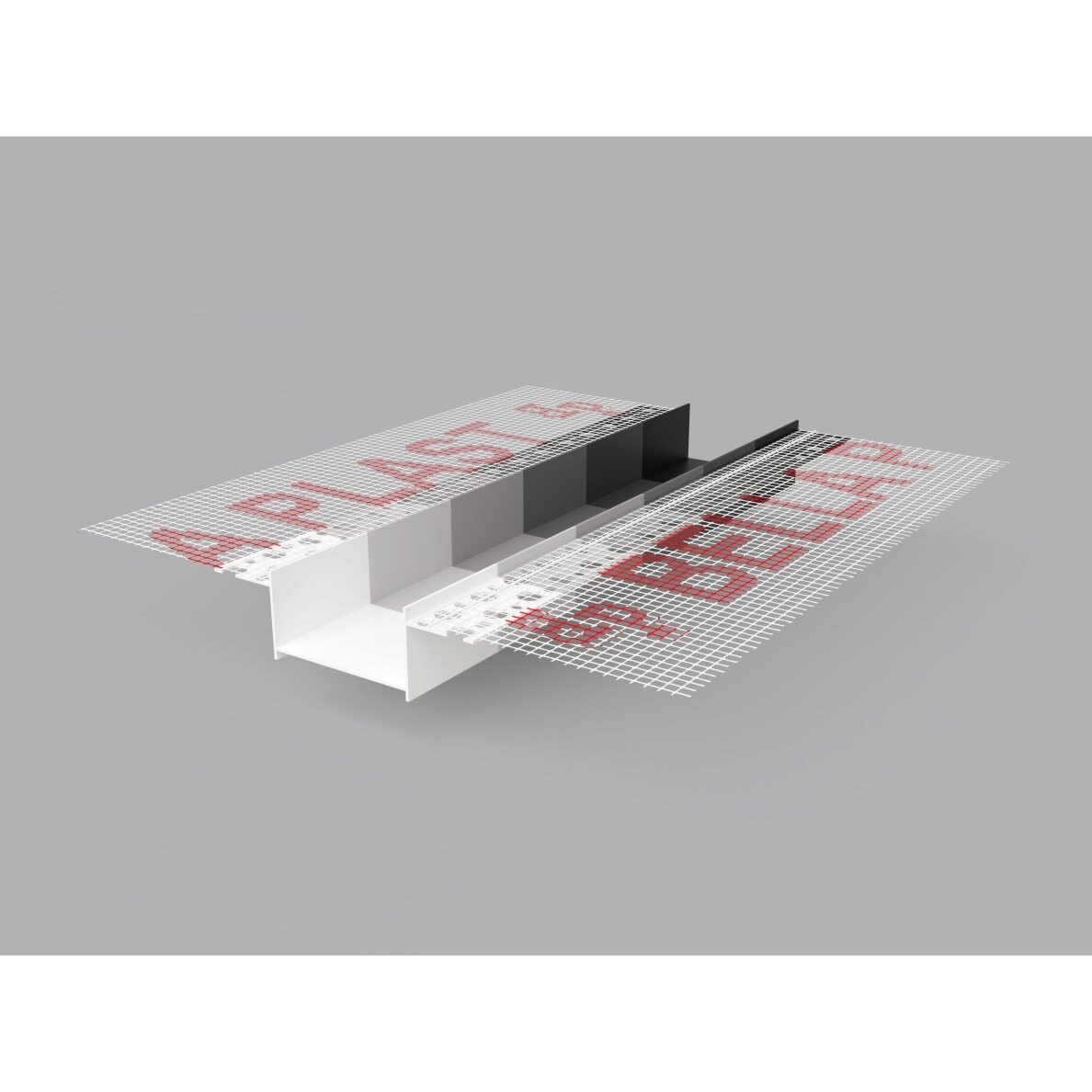 BELLA PLAST profilis PVC dekoratyvinių griovelių formavimui su tinkleliu BP11 H5 RS 1 BELLA PLAST profilis PVC dekoratyvinių griovelių formavimui su tinkleliu BP11 H5 RS 1