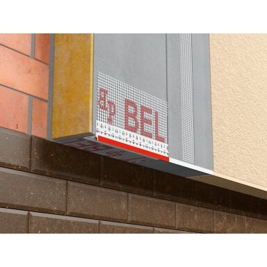 BELLA PLAST nulašėjimo PVC profilis su tinkleliu BP14 PLUS N BELLA PLAST nulašėjimo PVC profilis su tinkleliu BP14 PLUS N