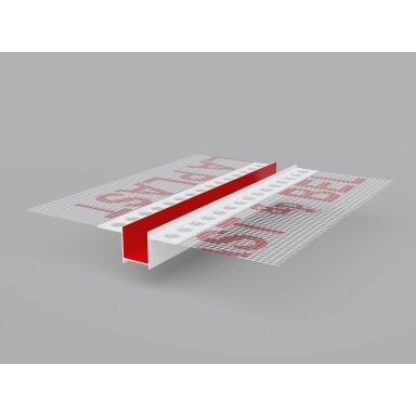 BELLA PLAST profilis PVC dekoratyvinių griovelių formavimui su tinkleliu BP11 H2 RS BELLA PLAST profilis PVC dekoratyvinių griovelių formavimui su tinkleliu BP11 H2 RS