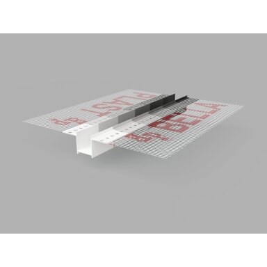 BELLA PLAST profilis PVC dekoratyvinių griovelių formavimui su tinkleliu BP11 H2 RS BELLA PLAST profilis PVC dekoratyvinių griovelių formavimui su tinkleliu BP11 H2 RS