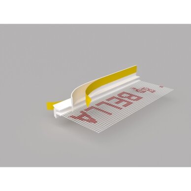 BELLA PLAST deformacinis PVC profilis su tinkleliu BP13 9/6 2