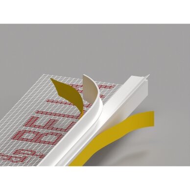 BELLA PLAST deformacinis PVC profilis su tinkleliu BP13 MINI BU 6/3 4