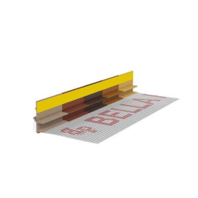 BELLA PLAST deformacinis PVC profilis su tinkleliu BP13 KOLOR 9/6 BELLA PLAST deformacinis PVC profilis su tinkleliu BP13 KOLOR 9/6