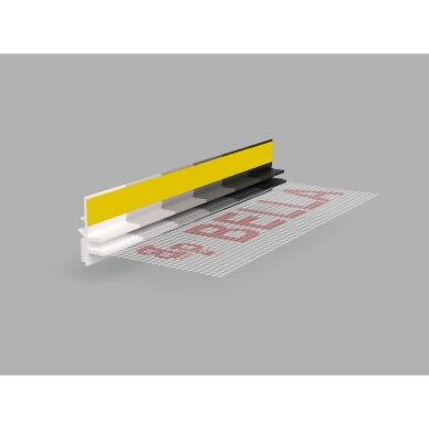 BELLA PLAST deformacinis PVC profilis su tinkleliu BP13 MIDI 9/3 BELLA PLAST deformacinis PVC profilis su tinkleliu BP13 MIDI 9/3