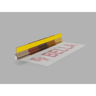 BELLA PLAST deformacinis PVC profilis su tinkleliu BP13 MINI U 6/3 5