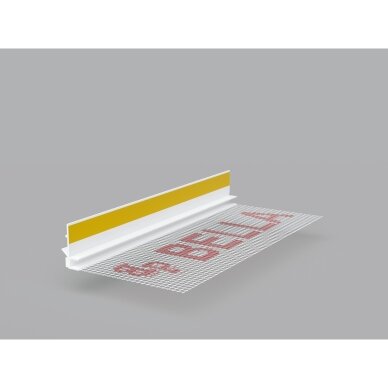 BELLA PLAST deformacinis PVC profilis su tinkleliu BP13 MINI U 6/3 BELLA PLAST deformacinis PVC profilis su tinkleliu BP13 MINI U 6/3