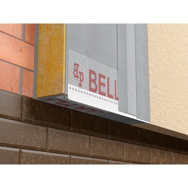 BELLA PLAST nulašėjimo PVC profilis su tinkleliu BP14 LUX 1