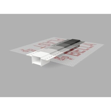 BELLA PLAST profilis PVC dekoratyvinių griovelių formavimui su tinkleliu BP11 H3 NS 1 BELLA PLAST profilis PVC dekoratyvinių griovelių formavimui su tinkleliu BP11 H3 NS 1
