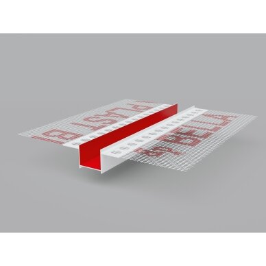 BELLA PLAST profilis PVC dekoratyvinių griovelių formavimui su tinkleliu BP11 H3 RS BELLA PLAST profilis PVC dekoratyvinių griovelių formavimui su tinkleliu BP11 H3 RS