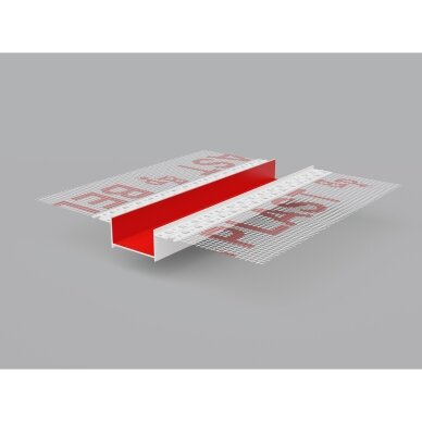 BELLA PLAST profilis PVC dekoratyvinių griovelių formavimui su tinkleliu BP11 H5 RS BELLA PLAST profilis PVC dekoratyvinių griovelių formavimui su tinkleliu BP11 H5 RS