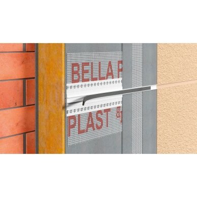 BELLA PLAST profilis PVC dekoratyvinių griovelių formavimui su tinkleliu BP11 MINI MAX 1 BELLA PLAST profilis PVC dekoratyvinių griovelių formavimui su tinkleliu BP11 MINI MAX 1