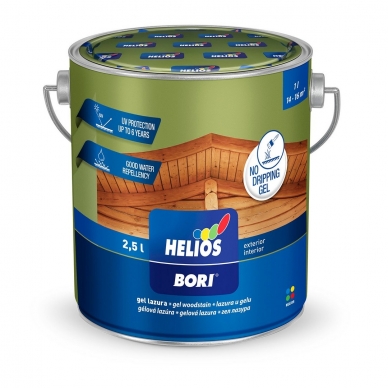 Dažyvė medienai BORI GEL spalva Nr.03 Dažyvė medienai BORI GEL spalva Nr.03