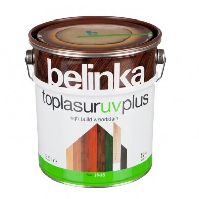 Dažyvė medienai Belinka TOPLASUR UV PLUS spalva Nr.24 5l Dažyvė medienai Belinka TOPLASUR UV PLUS spalva Nr.24 5l