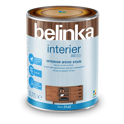Dažyvė medienai Belinka INTERIER sidabro spalvos Nr.76 Dažyvė medienai Belinka INTERIER sidabro spalvos Nr.76