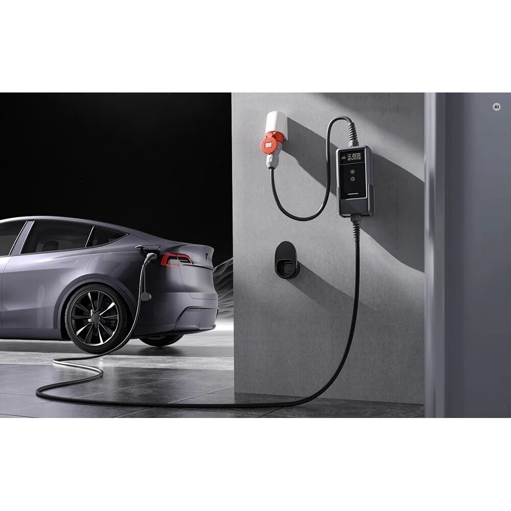 DEPOW mobili elektromobilių įkrovimo stotelė EV, 22 kW, 10 m 4 DEPOW mobili elektromobilių įkrovimo stotelė EV, 22 kW, 10 m 4