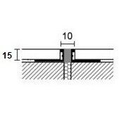 Deformācijas profils NTA/150 RAL7046 Deformācijas profils NTA/150 RAL7046
