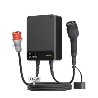 DEPOW stacionari elektromobilių įkrovimo stotelė, 11 kW, 15 m DEPOW stacionari elektromobilių įkrovimo stotelė, 11 kW, 15 m
