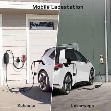 DEPOW mobili elektromobilių įkrovimo stotelė EV, 22 kW, 7 m 3 DEPOW mobili elektromobilių įkrovimo stotelė EV, 22 kW, 7 m 3