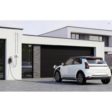 DEPOW mobili elektromobilių įkrovimo stotelė EV, 3 kW, 20 m 10