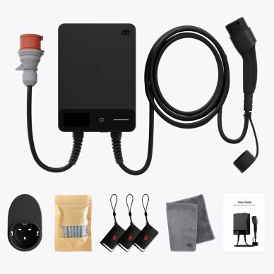 DEPOW stacionari elektromobilių įkrovimo stotelė, 11 kW, 15 m 2