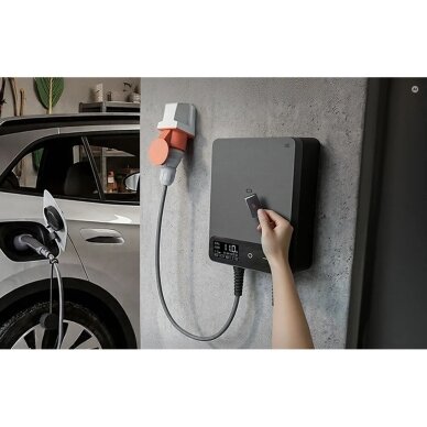DEPOW stacionari elektromobilių įkrovimo stotelė, 11 kW, 15 m 6