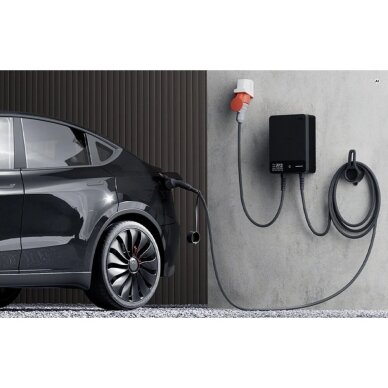 DEPOW stacionari elektromobilių įkrovimo stotelė, 22 kW, 15 m 3