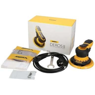 Elektrinis ekscentrinis šlifuoklis Mirka® DEROS II 625 EU Elektrinis ekscentrinis šlifuoklis Mirka® DEROS II 625 EU