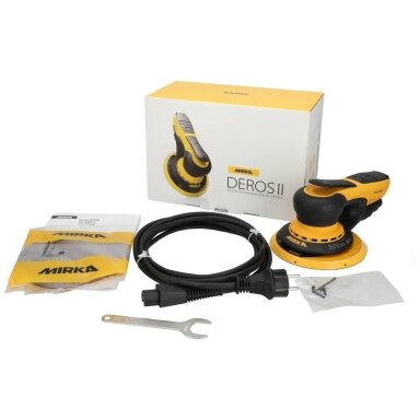 Elektrinis ekscentrinis šlifuoklis Mirka® DEROS II 680 EU Elektrinis ekscentrinis šlifuoklis Mirka® DEROS II 680 EU