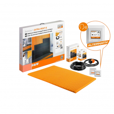 Elektrinio šildymo komplektas Schlüter® DITRA-HEAT-E-DUO-S