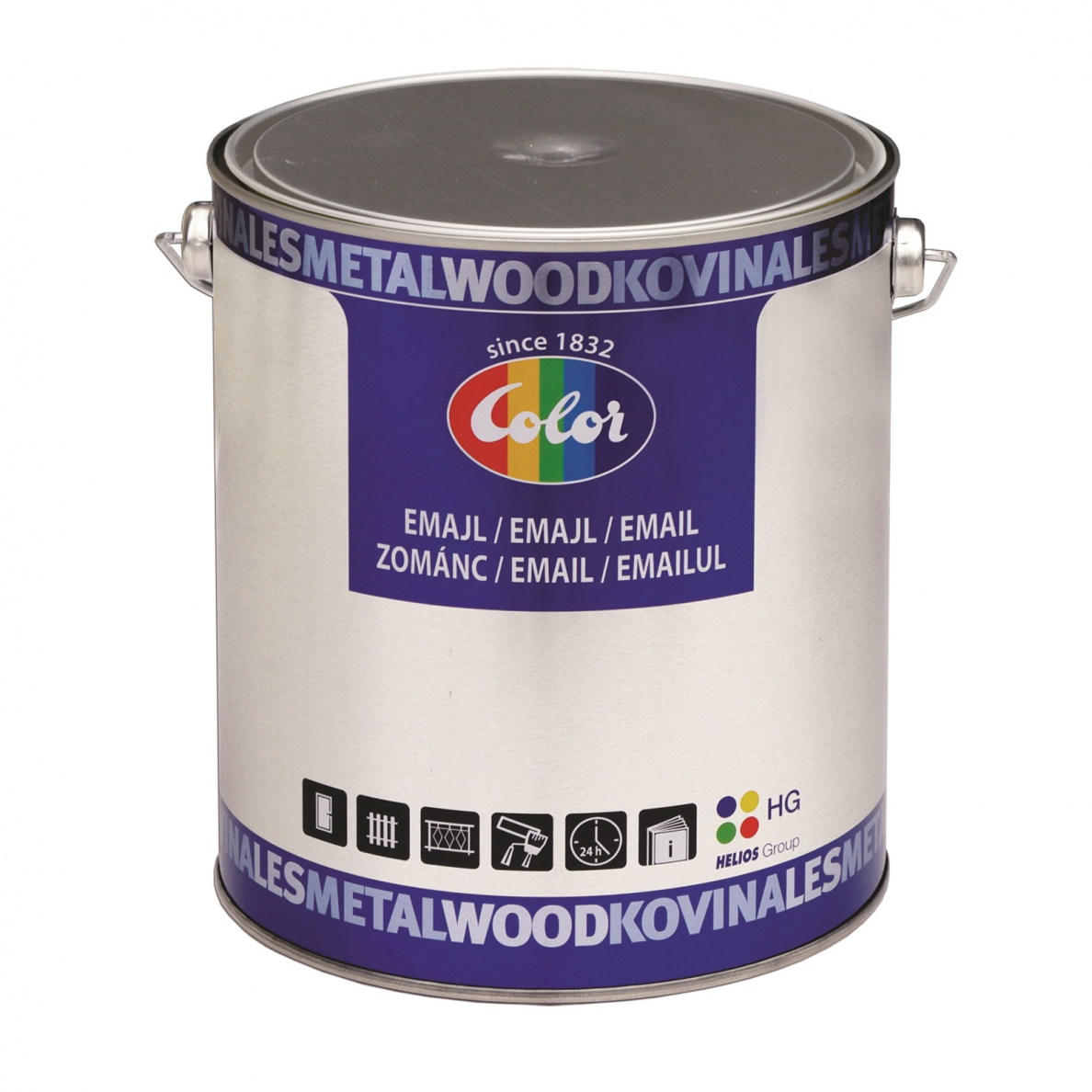 Emaliniai dažai COLOR ENAMEL RAL 5010 Mėlyna Emaliniai dažai COLOR ENAMEL RAL 5010 Mėlyna