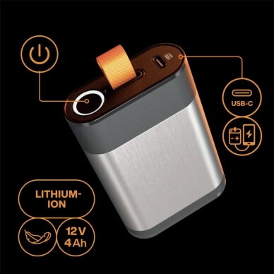 Fiskars PowerTools 12V–4Ah baterijų rinkinys, 2vnt. 2 Fiskars PowerTools 12V–4Ah baterijų rinkinys, 2vnt. 2