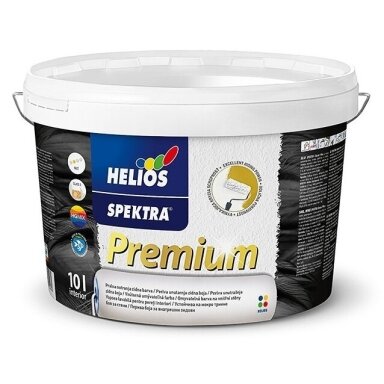 HELIOS balti dažai vidaus sienoms ir luboms SPEKTRA PREMIUM HELIOS balti dažai vidaus sienoms ir luboms SPEKTRA PREMIUM