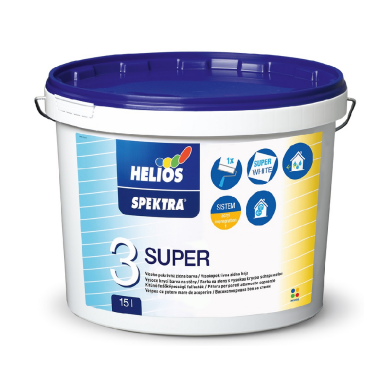 HELIOS balti dažai vidaus sienoms ir luboms SPEKTRA SUPER HELIOS balti dažai vidaus sienoms ir luboms SPEKTRA SUPER