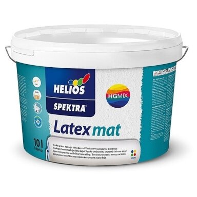 HELIOS balti dažai vidaus sienoms SPEKTRA LATEX MATT HELIOS balti dažai vidaus sienoms SPEKTRA LATEX MATT