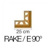 Išorinis kampas BARA-RAKE/E 90° profiliuočiui BARA-RAKE Išorinis kampas BARA-RAKE/E 90° profiliuočiui BARA-RAKE