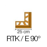 Išorinis kampas BARA-RTK/E 90° profiliuočiui BARA-RTK Išorinis kampas BARA-RTK/E 90° profiliuočiui BARA-RTK