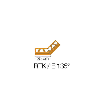 Ārējais leņķis BARA-RTK/E 135° profilam BARA-RTK