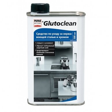 Nerūdijančio plieno ir chromo priežiūros priemonė GLUTOCLEAN Nerūdijančio plieno ir chromo priežiūros priemonė GLUTOCLEAN