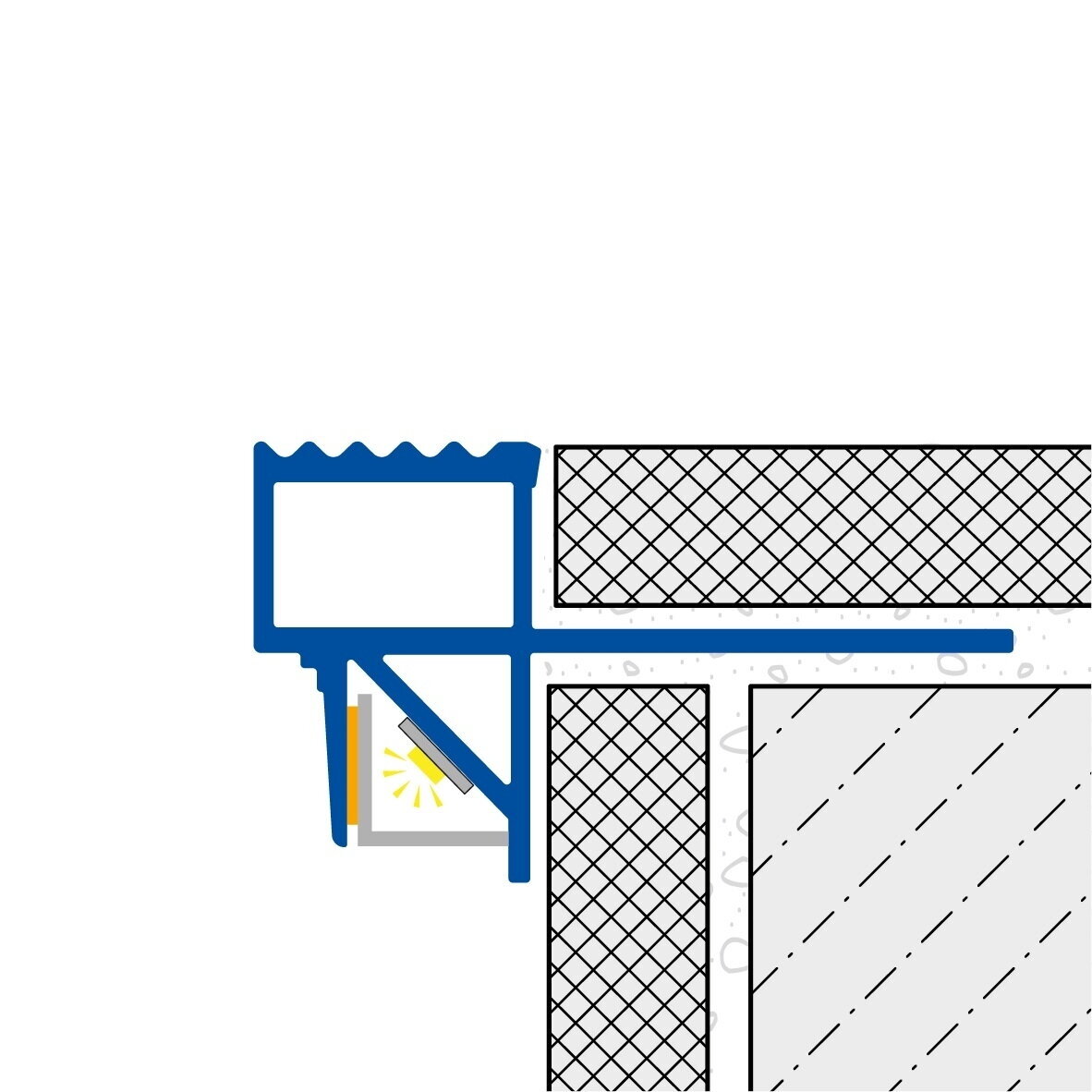 Profiliuotis SQUARESTEP LED 110 SS 1
